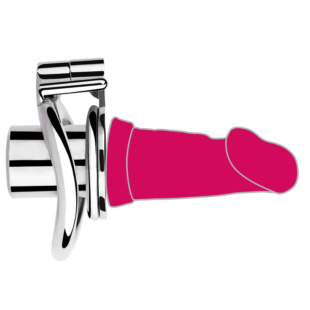 Male In Chastity Cage