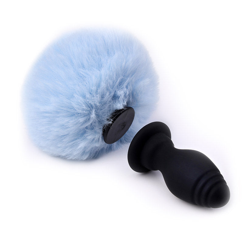 Vibrating Rabbit Tail Butt Plug
